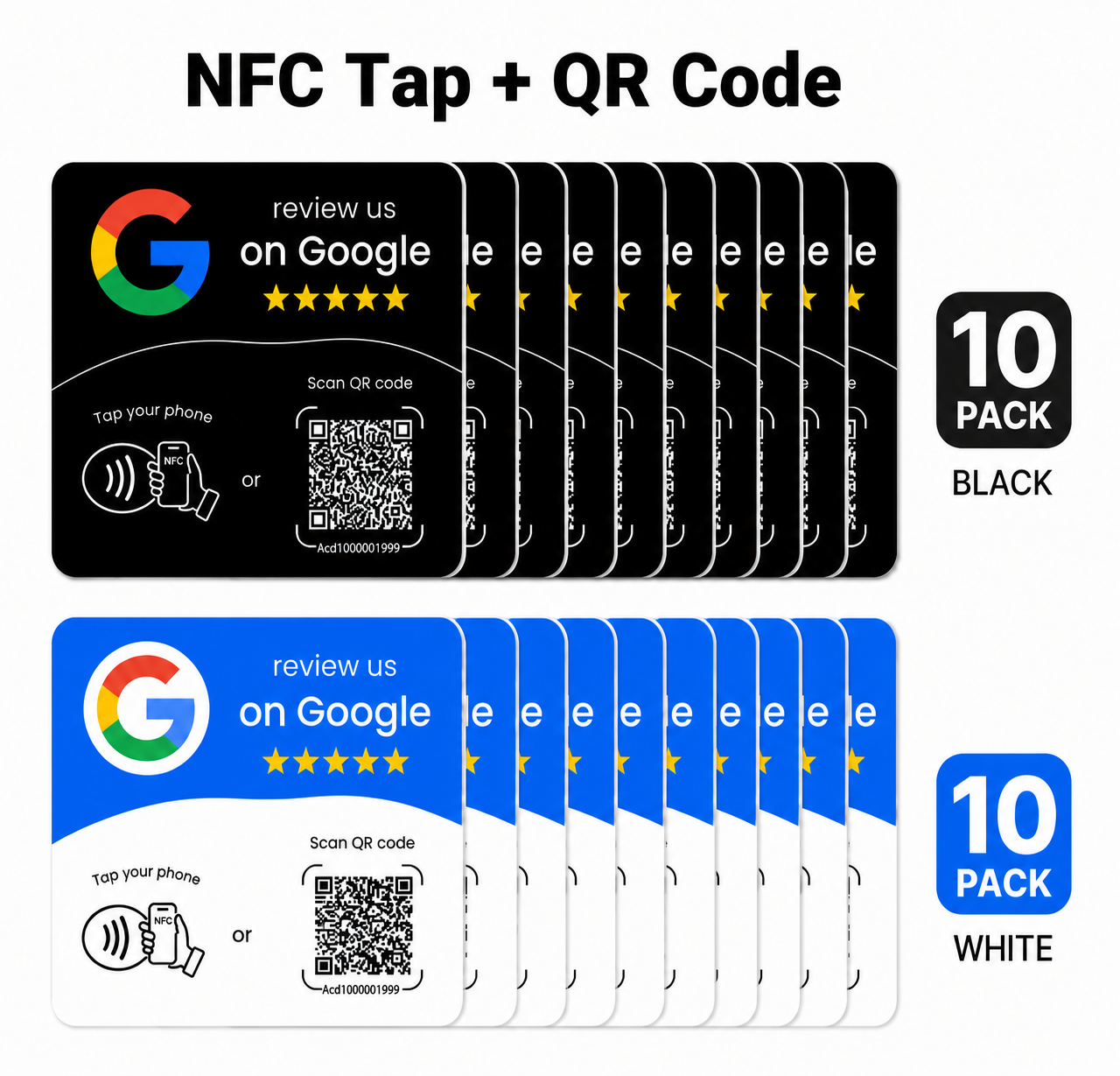 Google Review Tap Card